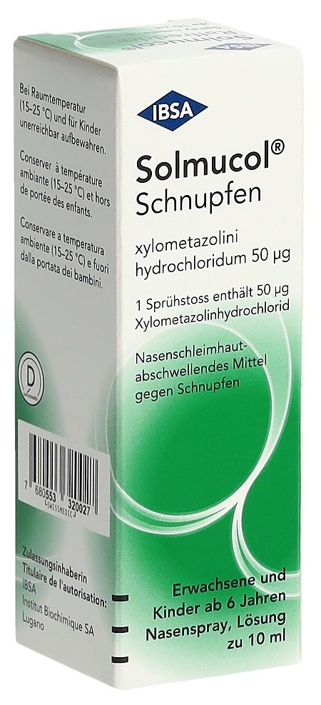 Solmucol Schnupfen Nasenspray