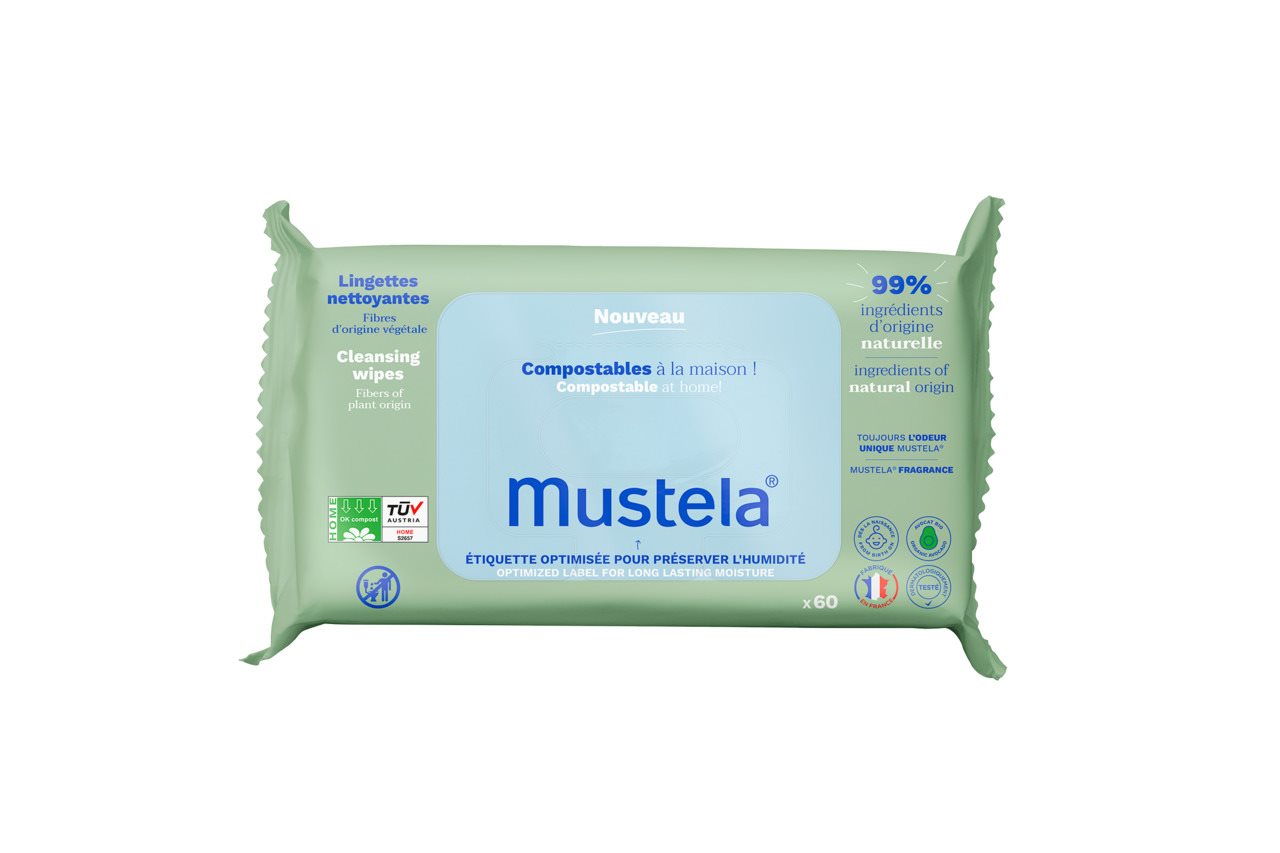 mustela Feuchttücher normale Haut kompostierbar