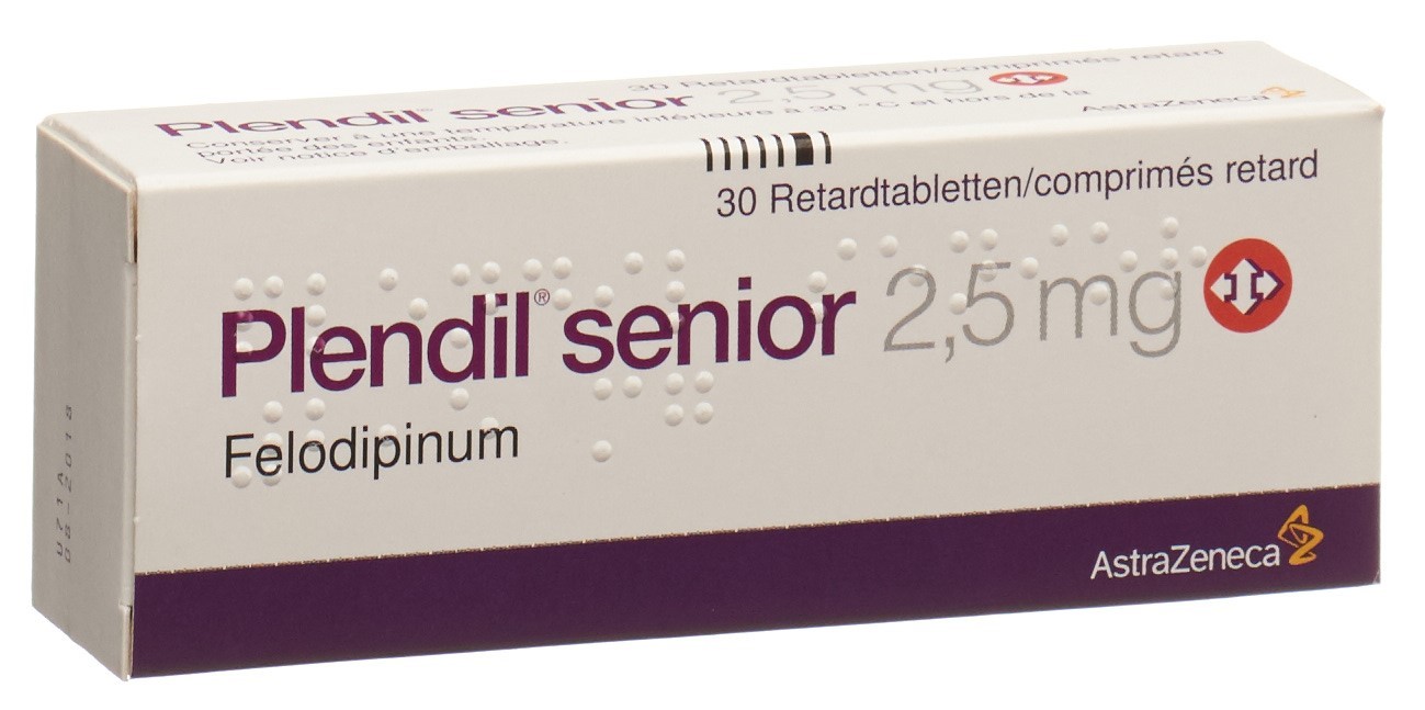 Plendil senior Ret Tabl 2.5 mg
