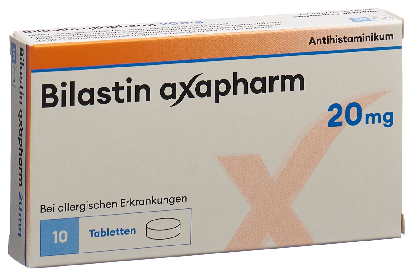 Bilastin axapharm Tablette 20 mg