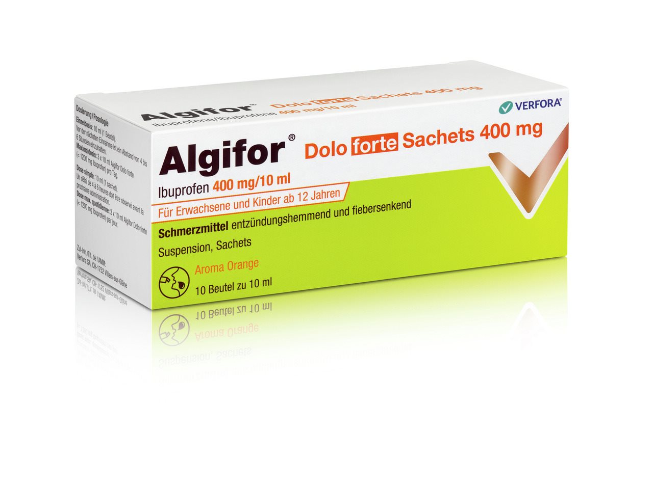 Algifor Dolo forte Suspension 400 mg/10ml