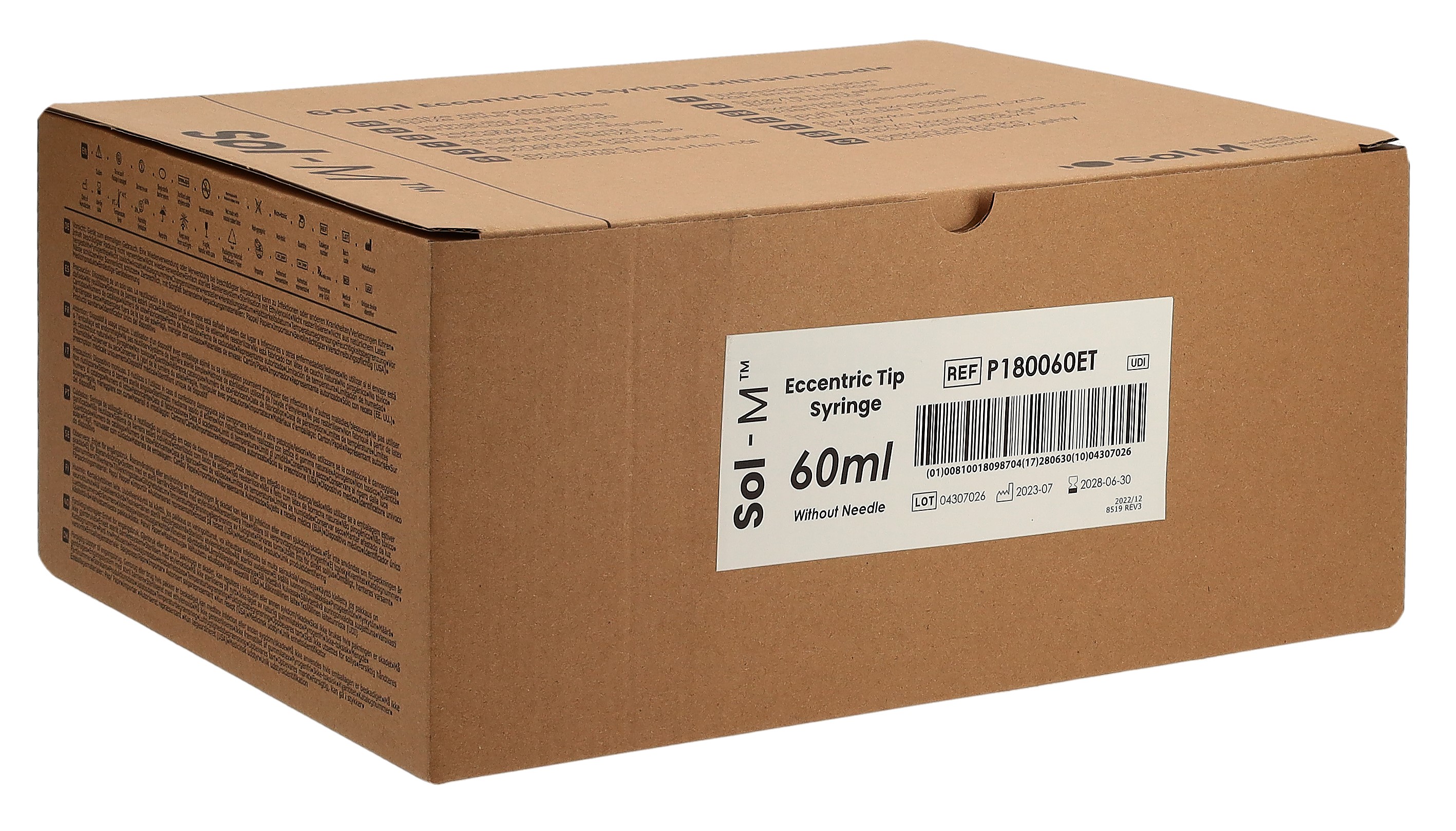 SOL-M Spritze ohne Nadel 60l EccentricTip