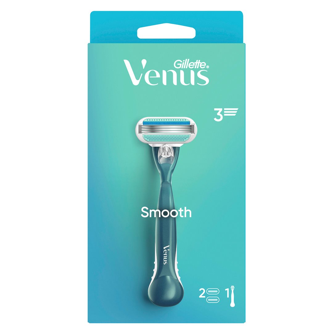 Gillette Venus Smooth Rasierapparat mit 2 Klingen