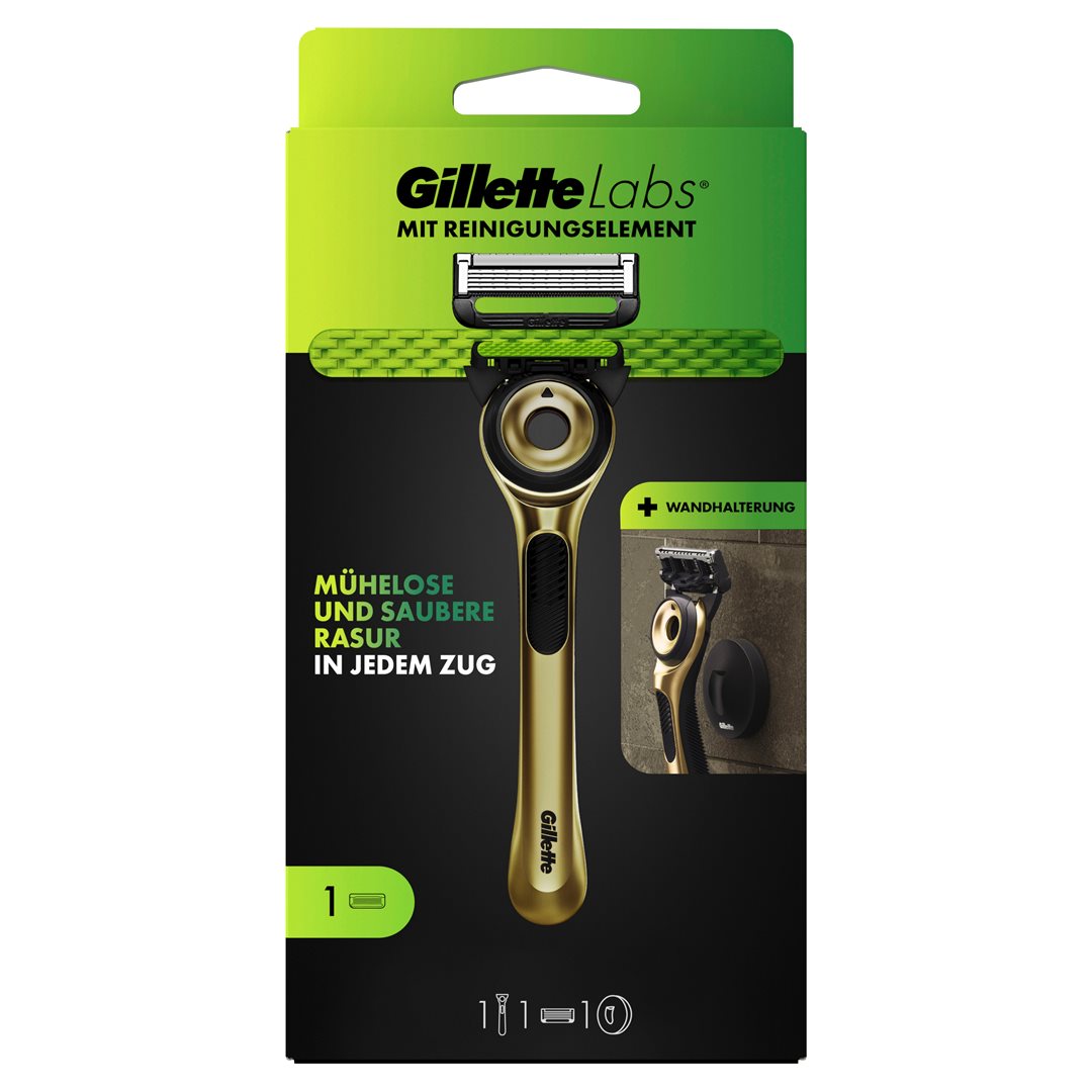 Gillette Gold Rasierapparat mit 1 Klinge + Duschhänger