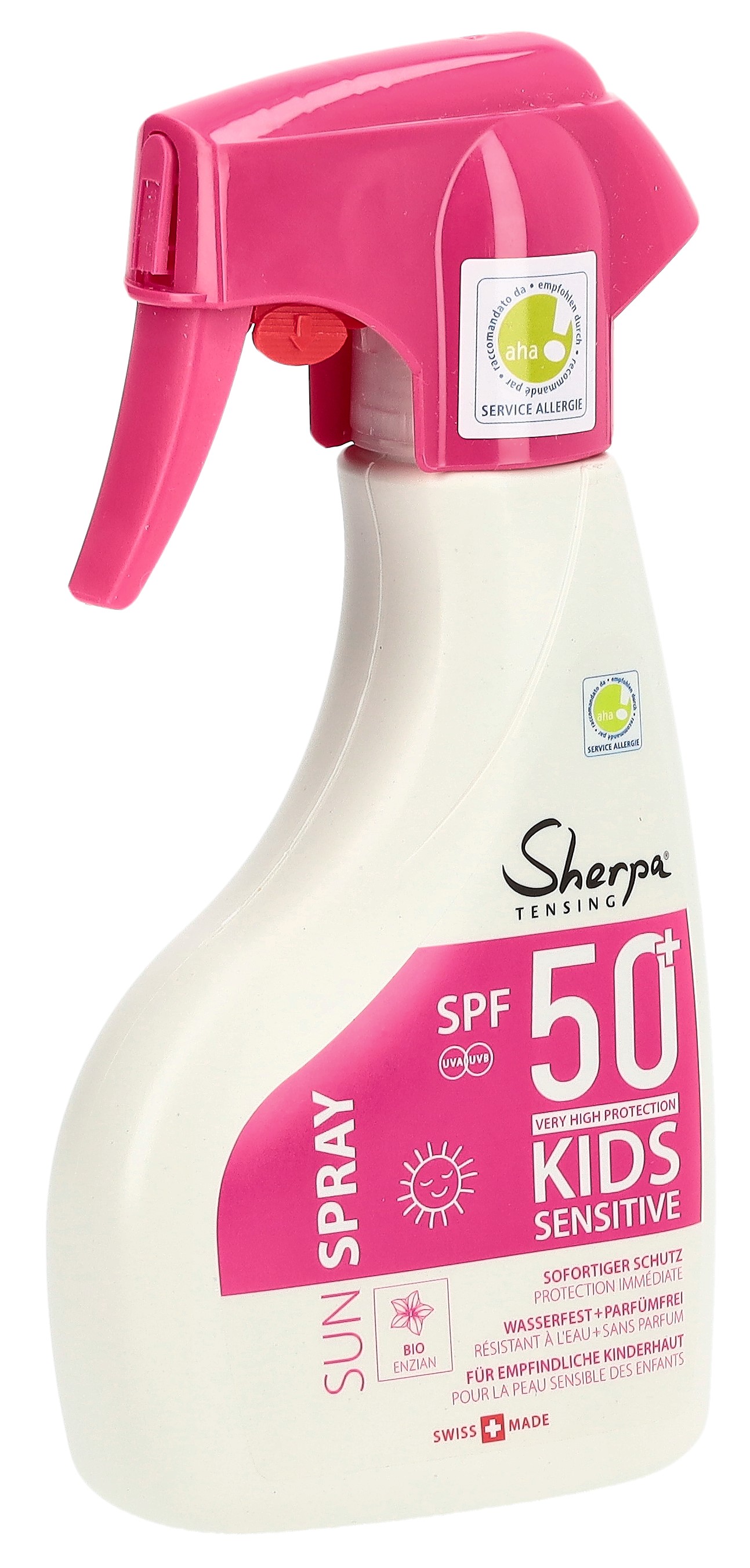 Sherpa TENSING Sonnenspray Kids sensitive SPF50+