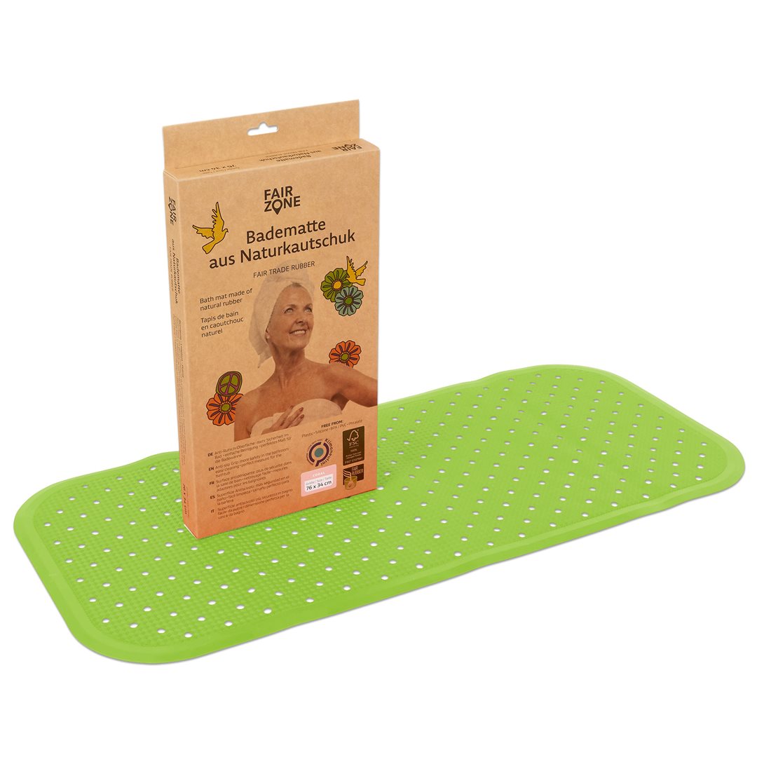 FAIR ZONE Badematte 76x34cm fresh green
