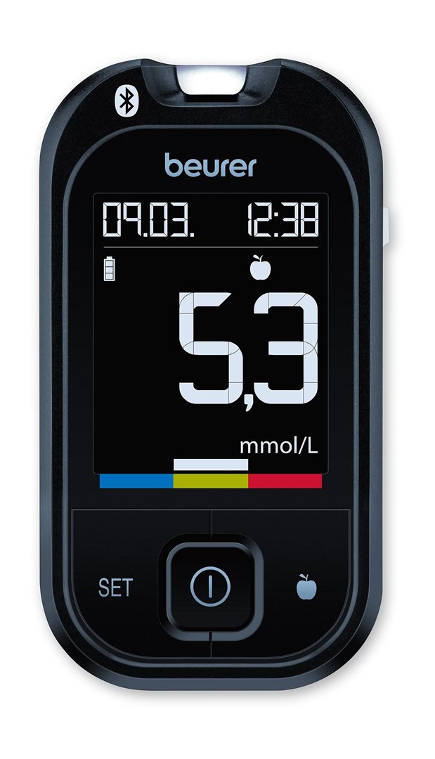 beurer Blutzuckermessgerät GL49 mmol/L Bluetooth