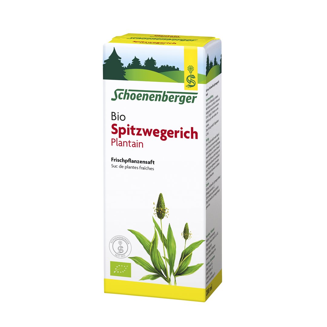 Schoenenberger Spitzwegerich Frischpflanzensaft Bio
