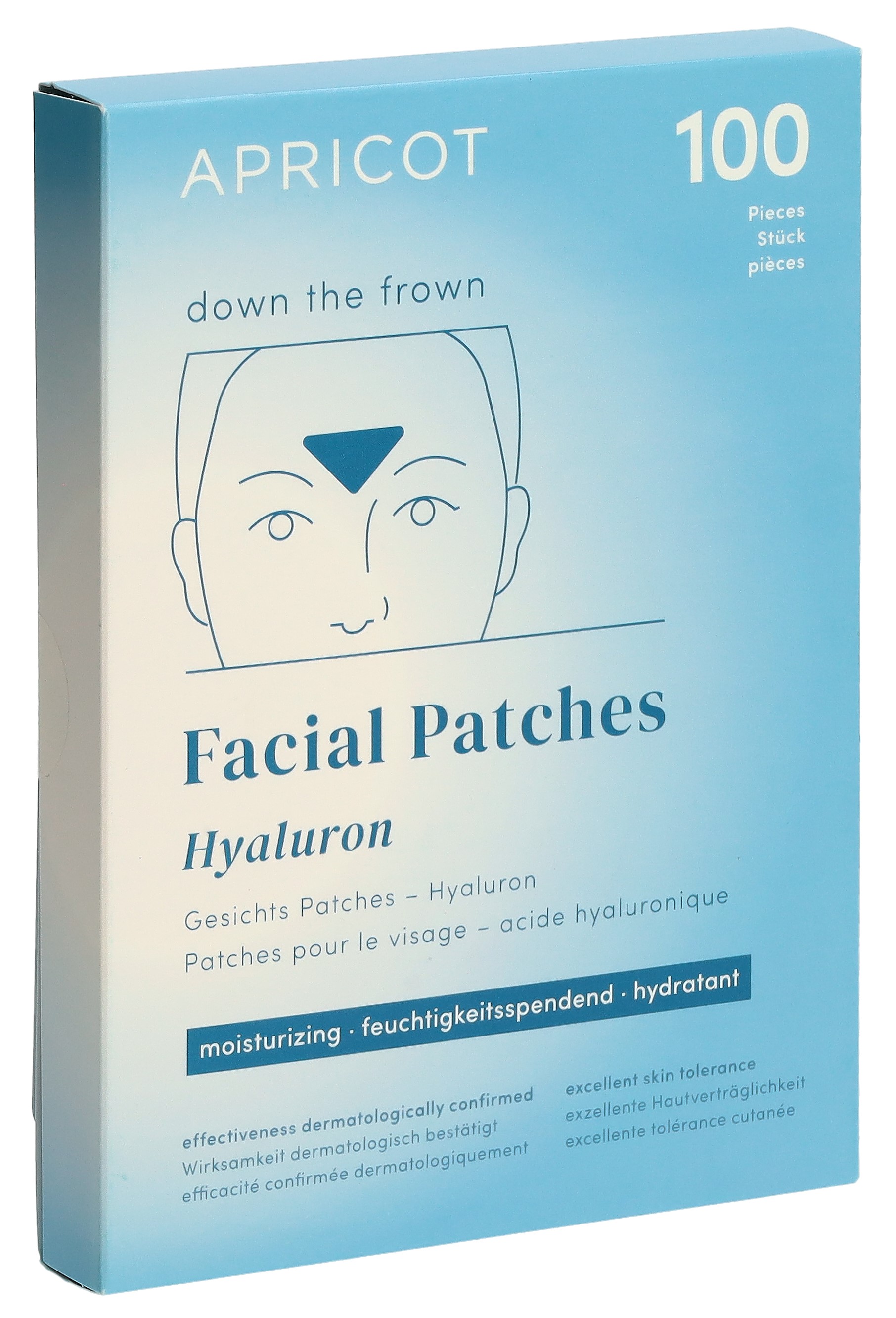 Apricot Gesichtspatches Hyaluron Anti-Falten