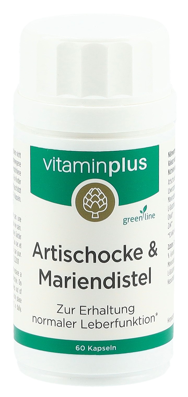 vitaminplus Artischocke & Mariendistel Kapsel