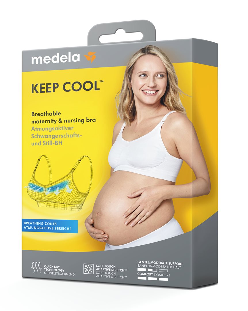 medela Keep Cool Schwangerschafts- und Still-BH XXL weiss