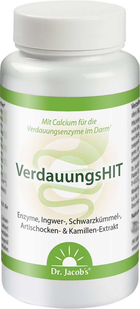 Dr. Jacob's DigestionHIT enzymes cpr gingembre cumin noir artichaut