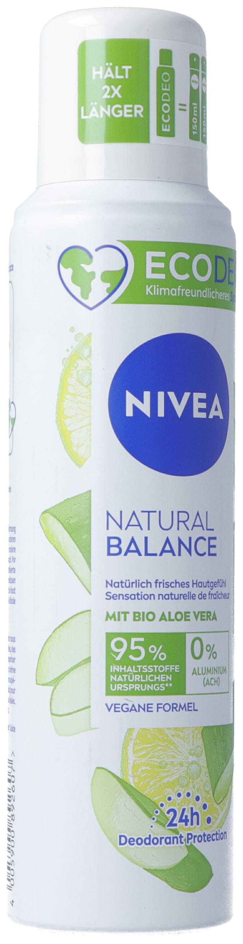 NIVEA Deo Natural Balance Spray Bio-Aloe Vera Female Eco 125 ml kaufen bei  BENU