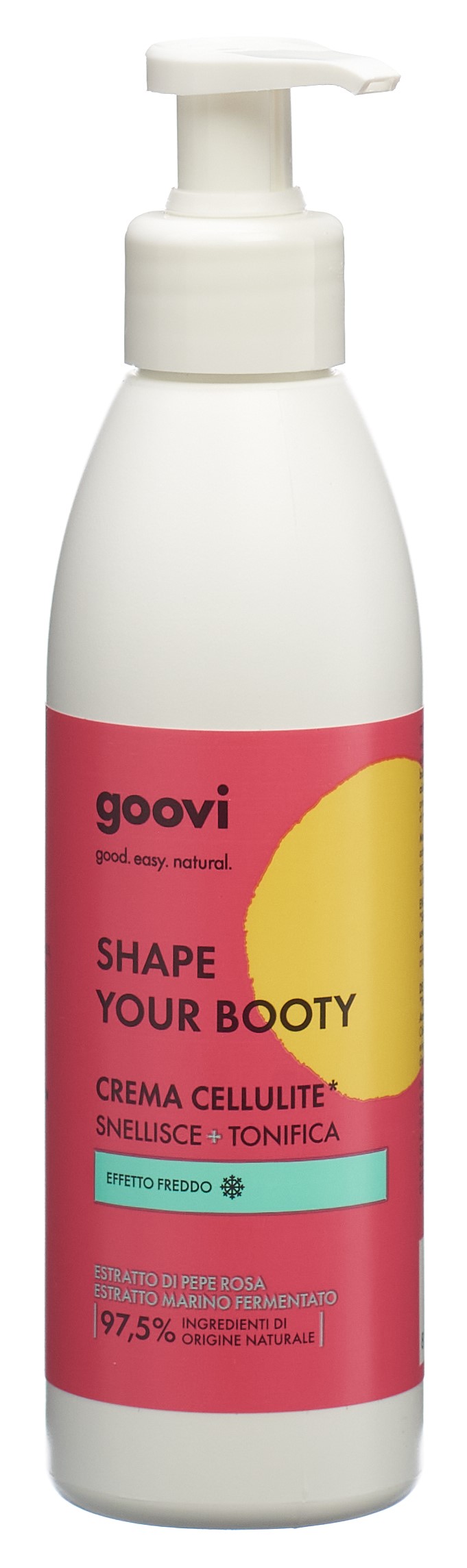 goovi SHAPE YOUR BOOTY Cellulite-Creme mit Kühleffekt: product photo