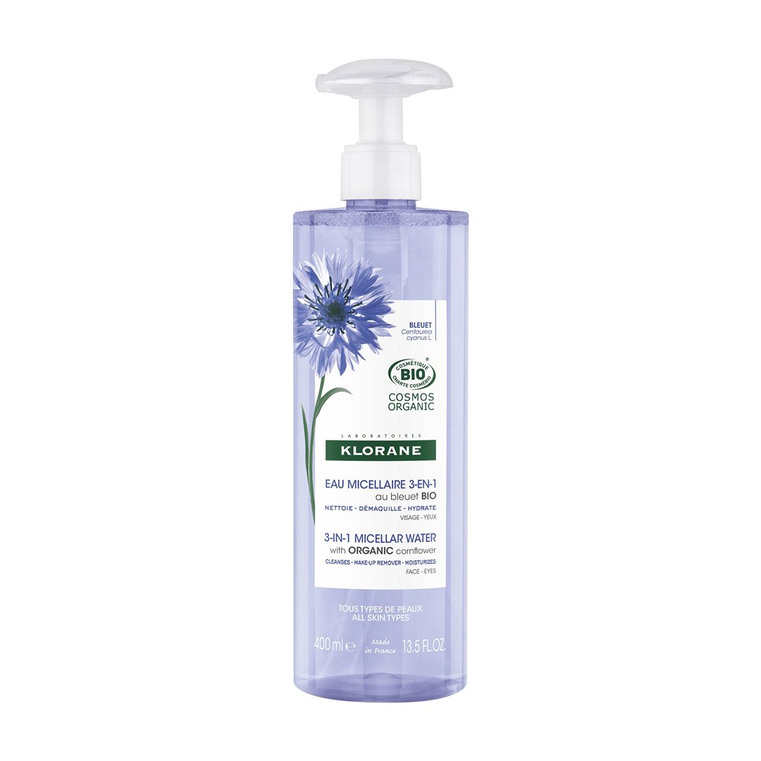 Klorane Mizellen-Lotion Gesicht & Augen Bleuet: product photo