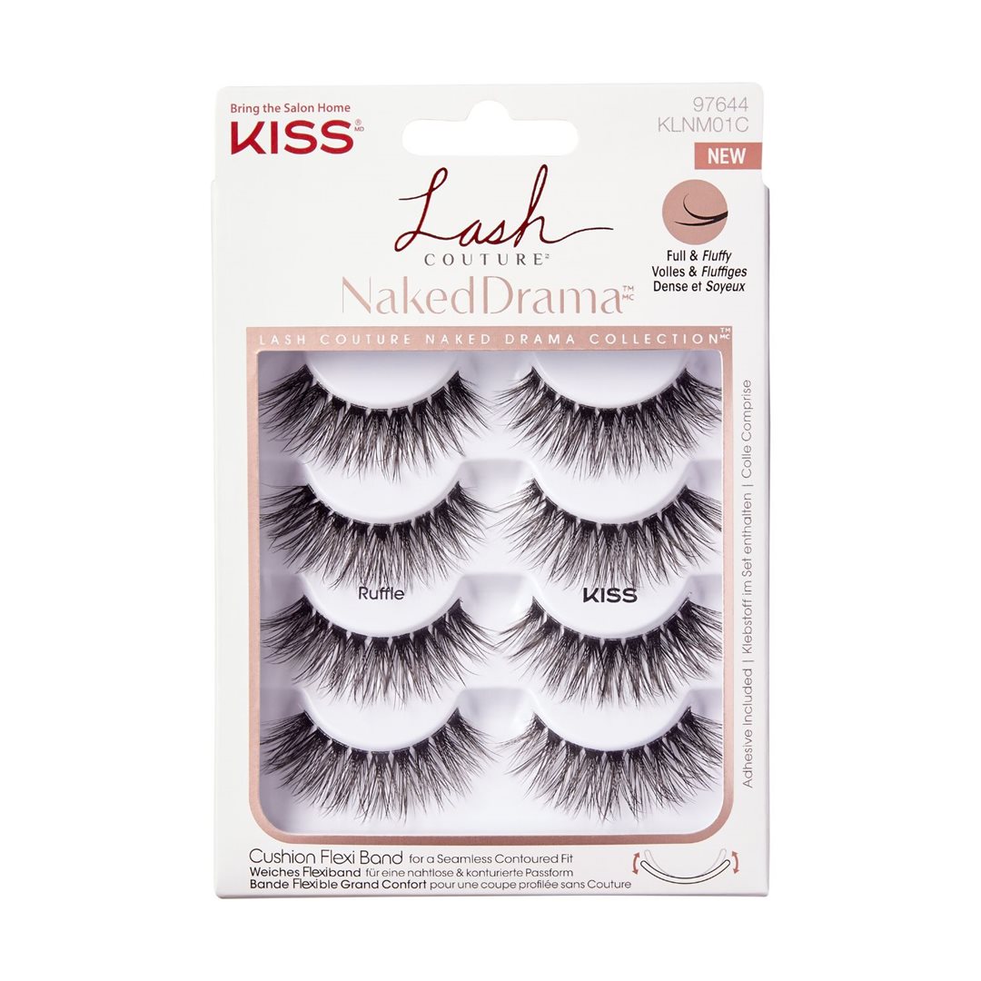 KISS Lash Couture Naked Drama Multipack Ruffle 4 Stück | McDrogerie