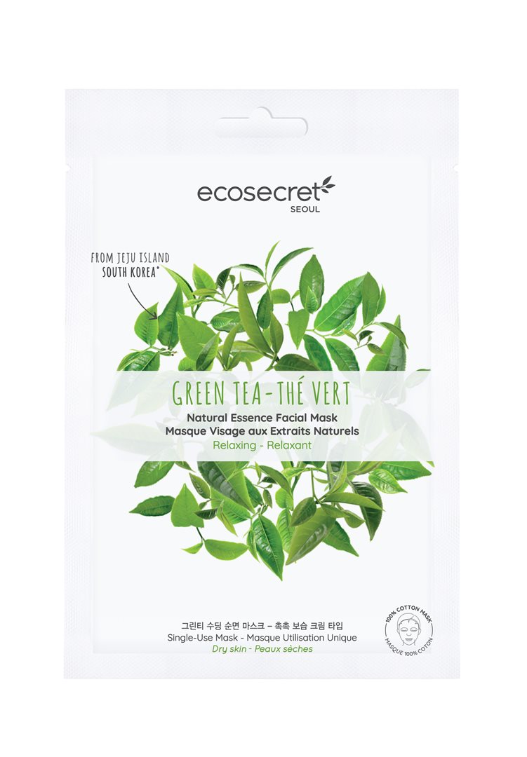 ecosecret Gesichtsmaske entspannend Grüner Tee: Produktbild