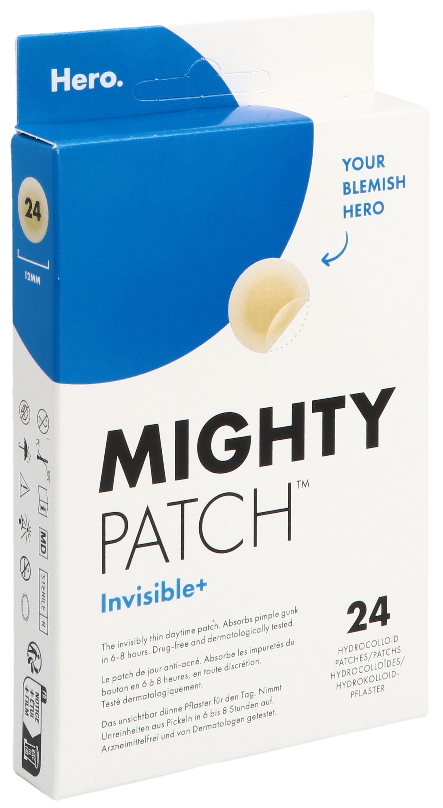 Mighty Patch Invisible Plus Hero. Mighty Patch Invisible+ 24 Stück | Shop at BENU