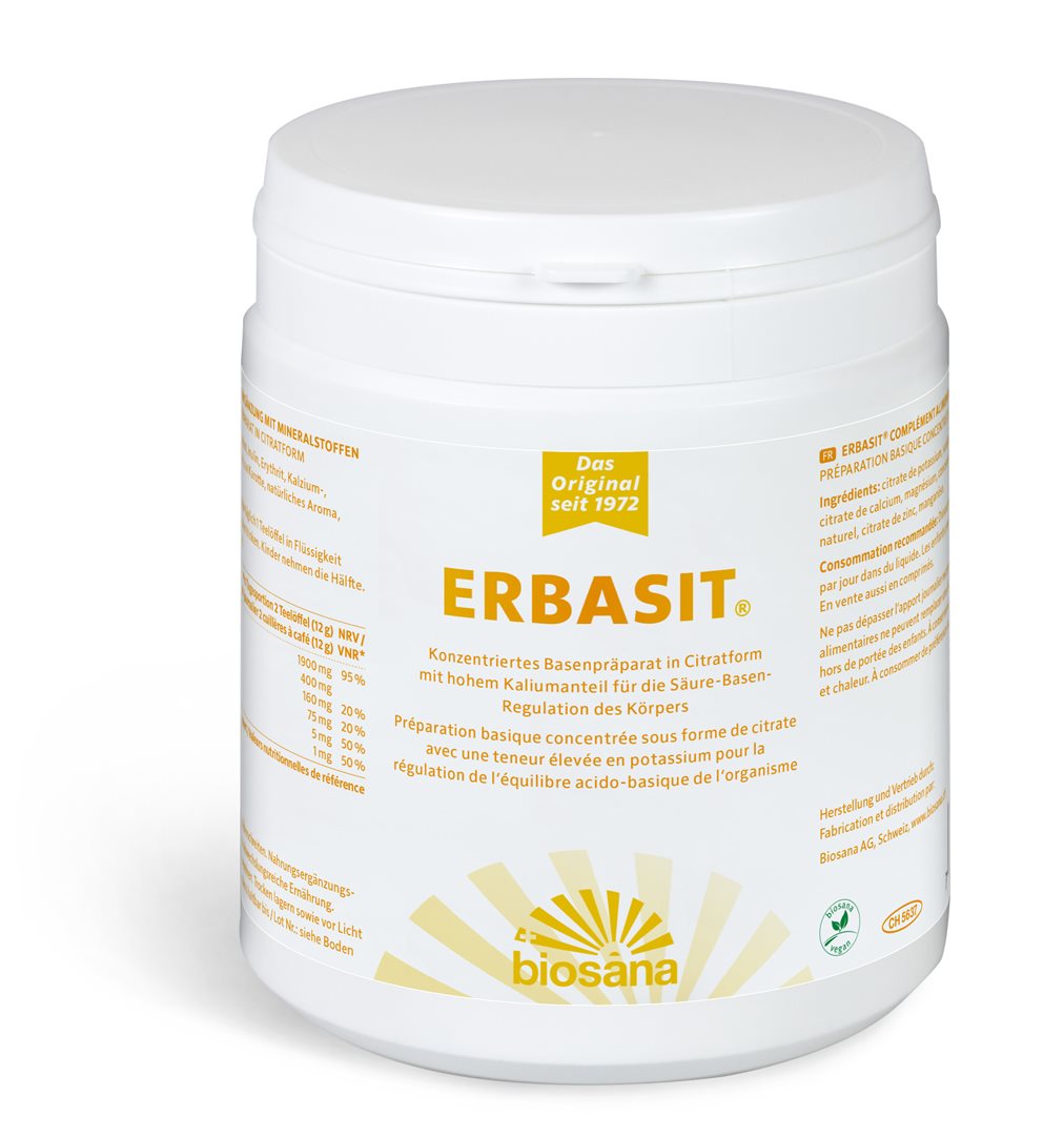Erbasit konzentriertes Basenpräparat Pulver 700 g | Acheter chez BENU