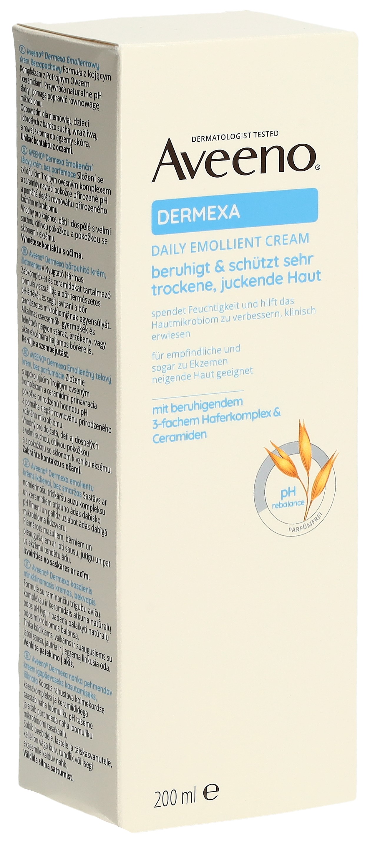 Aveeno Dermexa Emollientien Creme: product photo