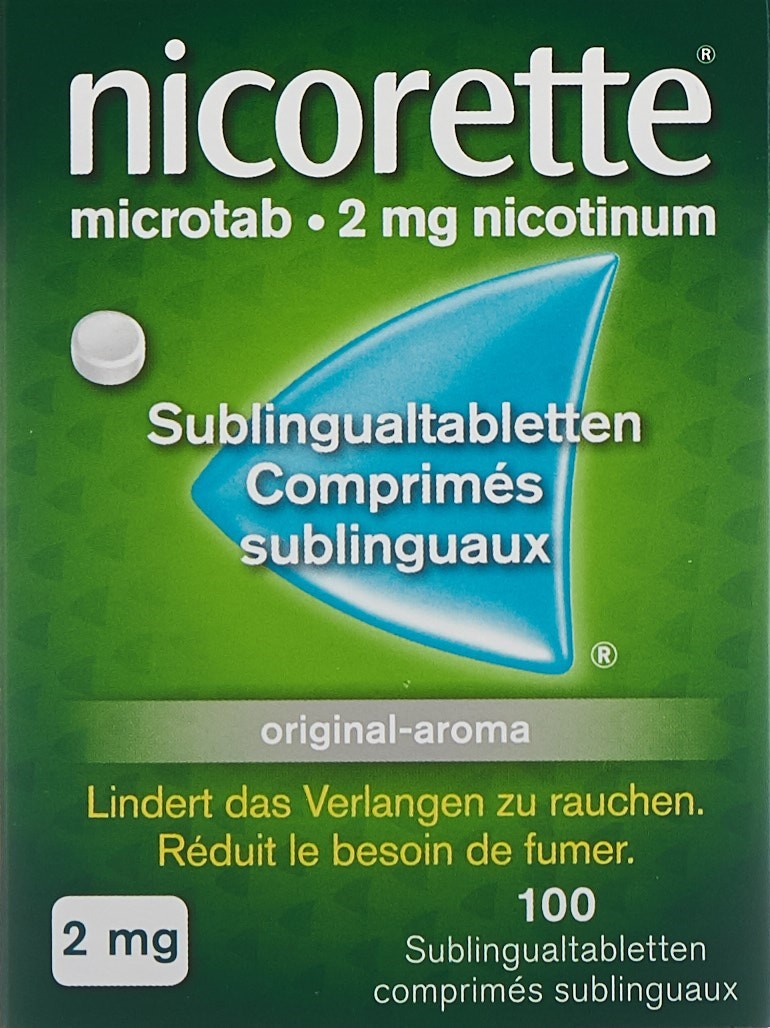 Nicorette Microtab Original Subling Tabl 2 mg 100 Stück kaufen bei BENU