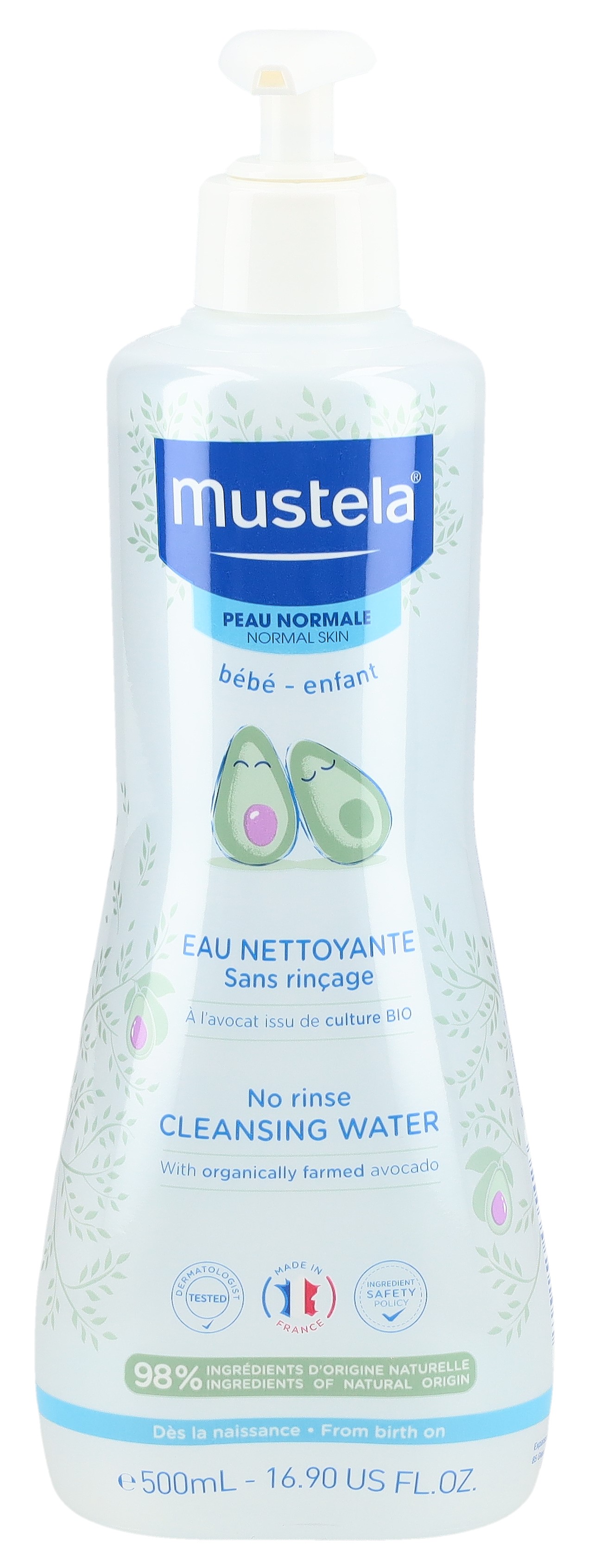 mustela Reinigungsfluid ohne Abspülen normale Haut: Produktbild