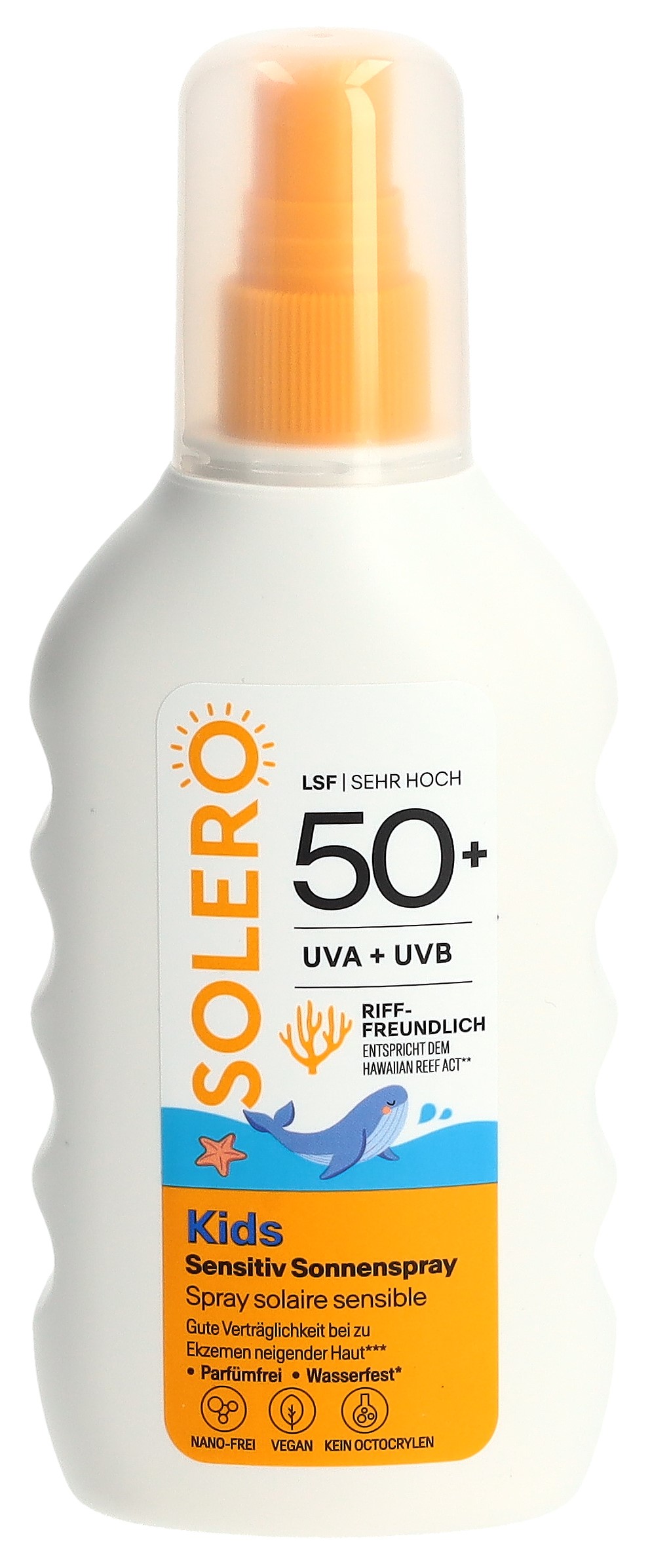 Solero Kids Sensitiv Sonnenspray SPF50+: Produktbild