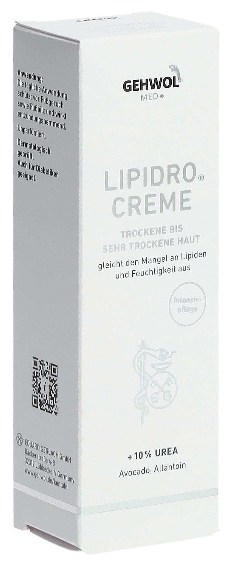 GEHWOL MED Lipidro Creme mit 10% Urea Kunststofftube: product photo