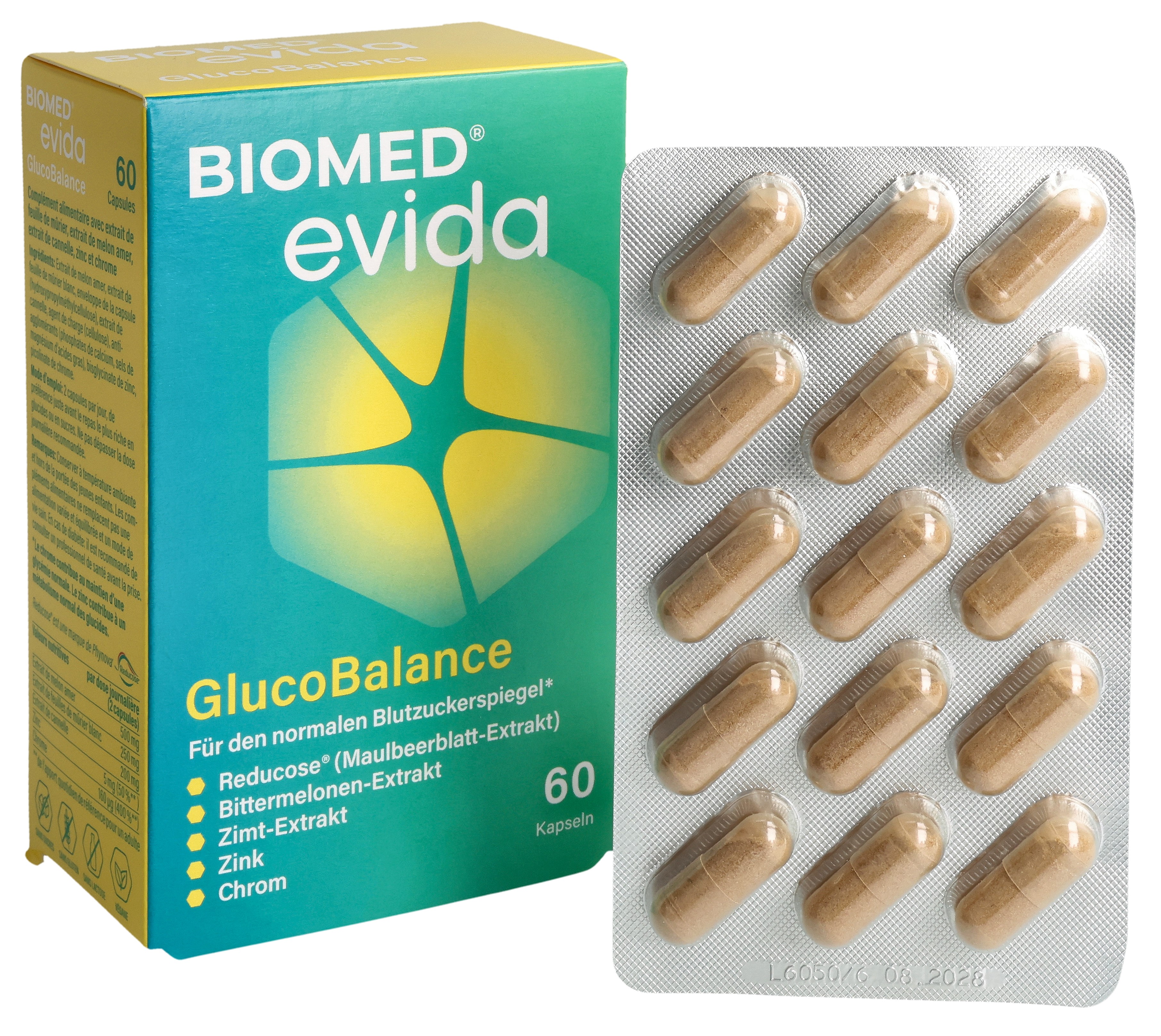 Biomed Evida GlucoBalance Kapsel 60 Stück | McDrogerie